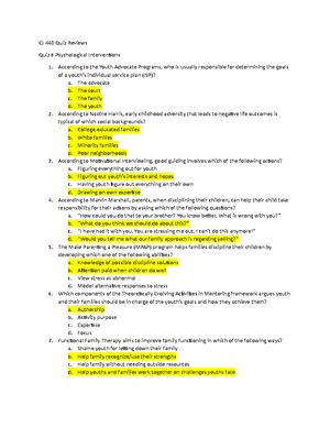 CJ 440 Final Exam Study Guide - CJ 440 Quiz Reviews Quiz 6 ...