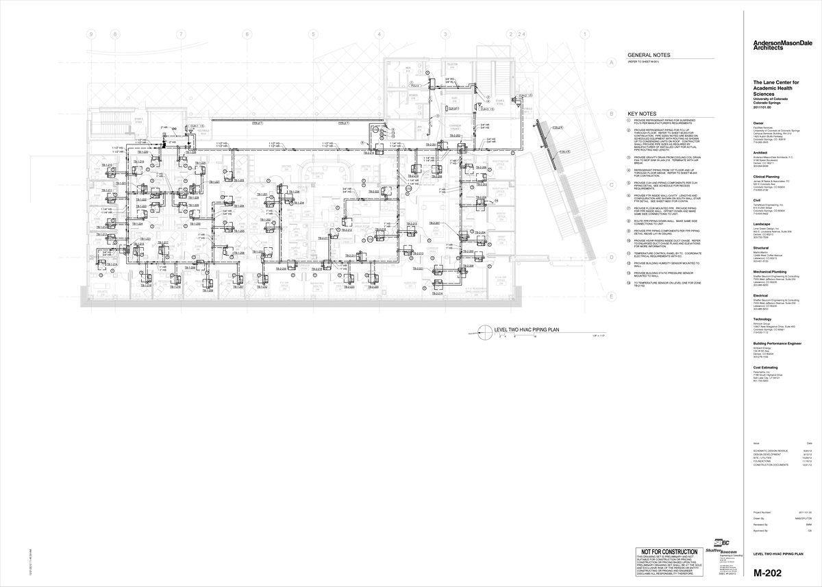 Mechanical 2 - Coursework for BIM - P. DIR. OFFCE 259 BEHAVIORAL HEALTH ...
