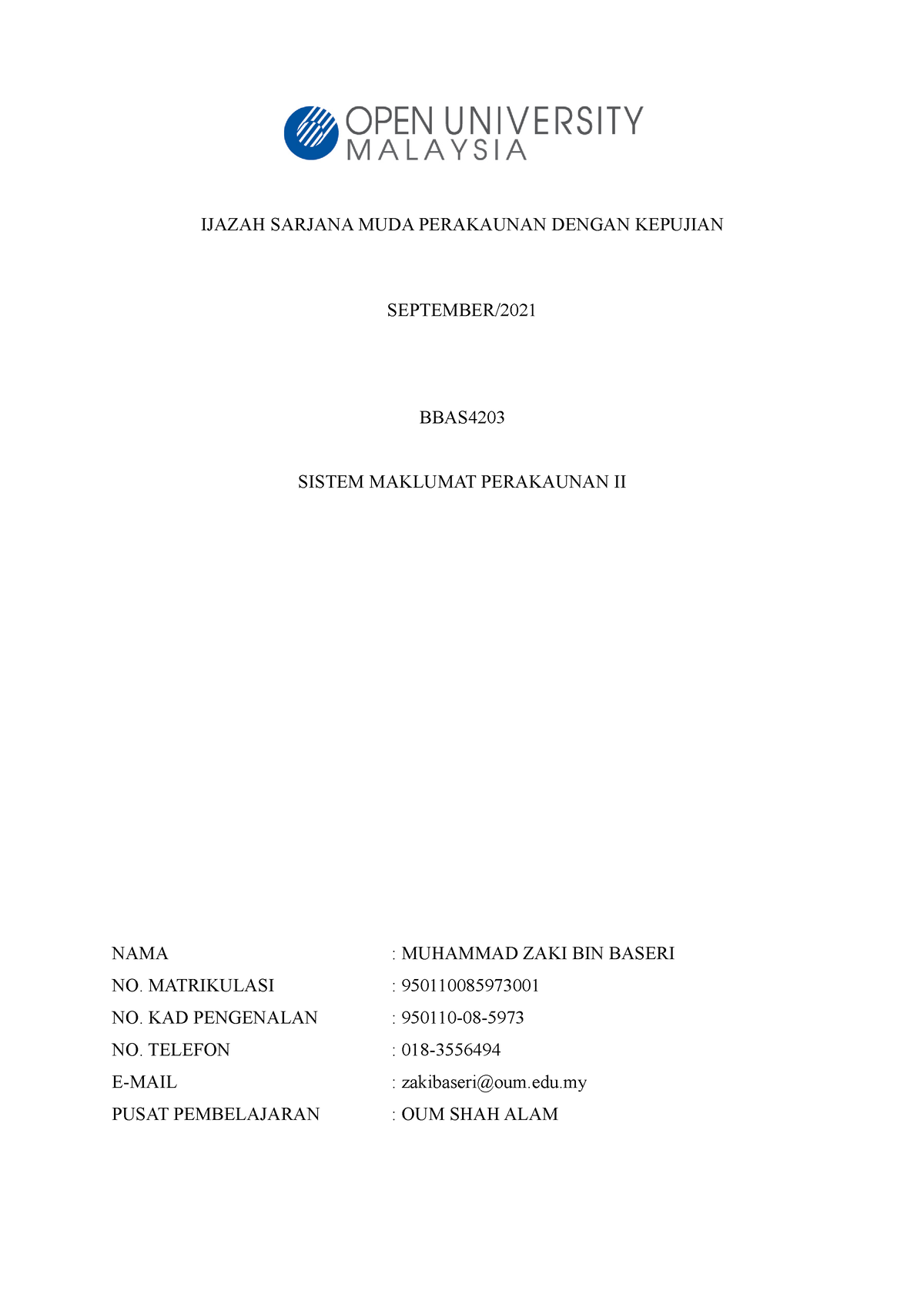 bbas4203-accounting-information-system-two-ijazah-sarjana-muda