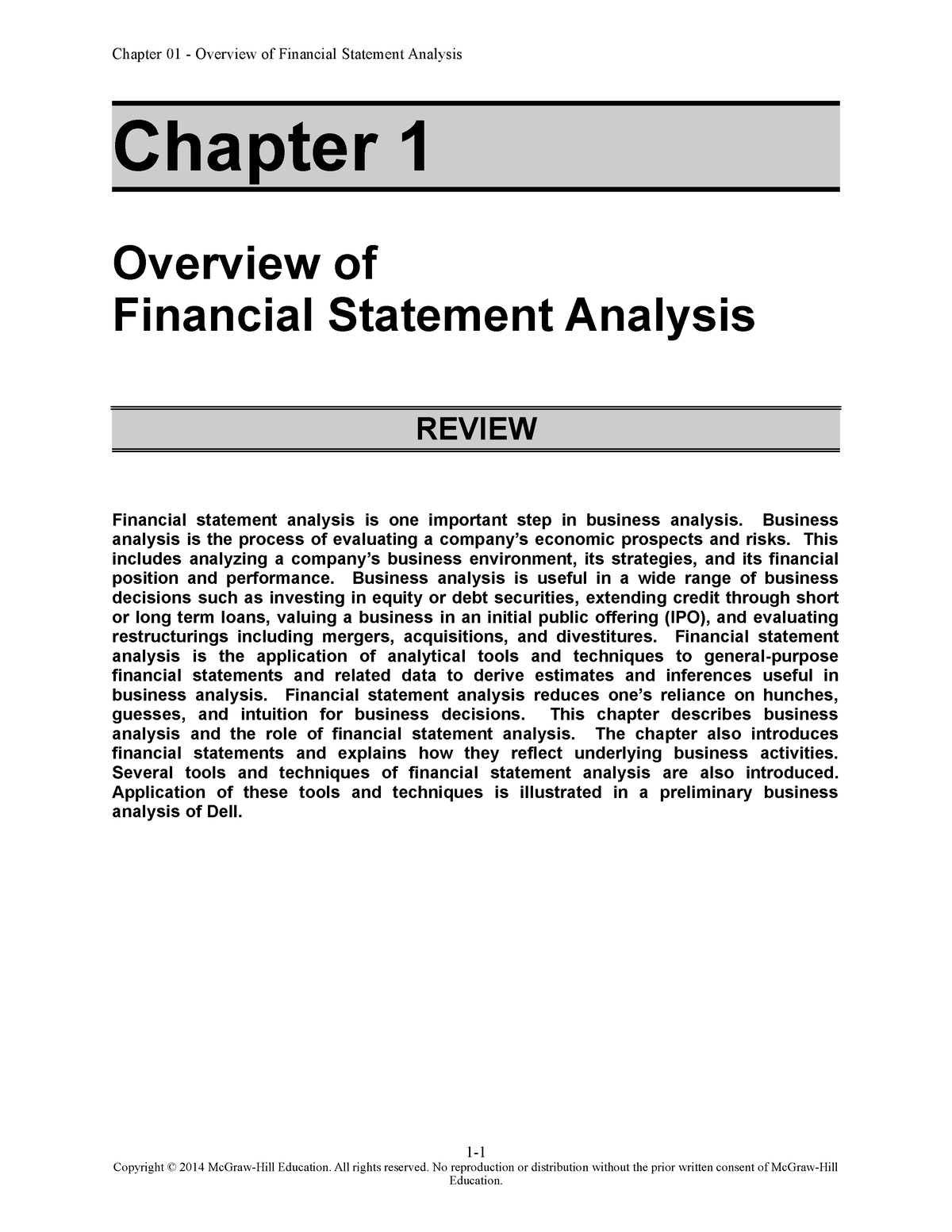 SMChap 001 - Smtime Chap 01 - Chapter 01 - Overview Of Financial ...