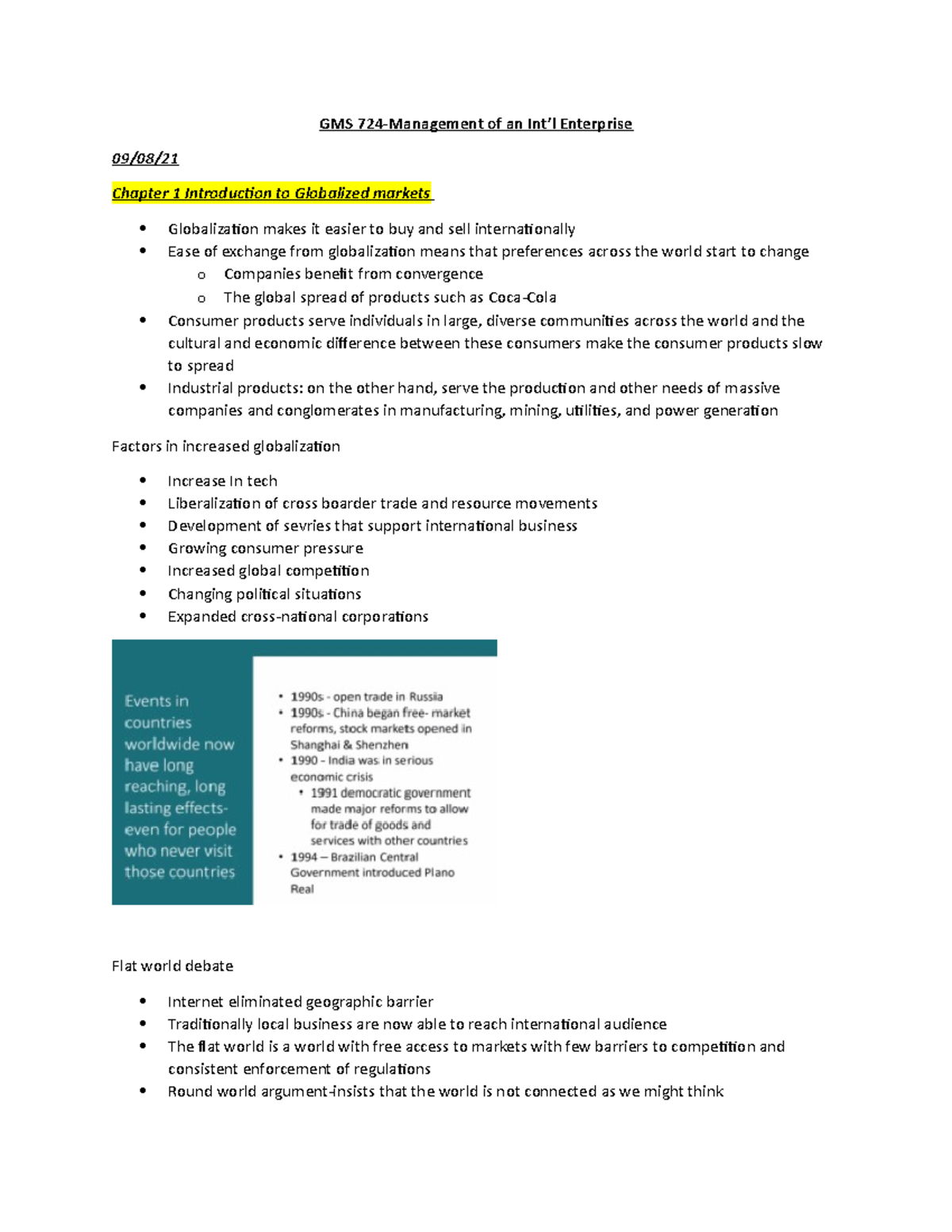 GMS 724 Notes From Textbook - Cgms 724 - Toronto Met - Studocu