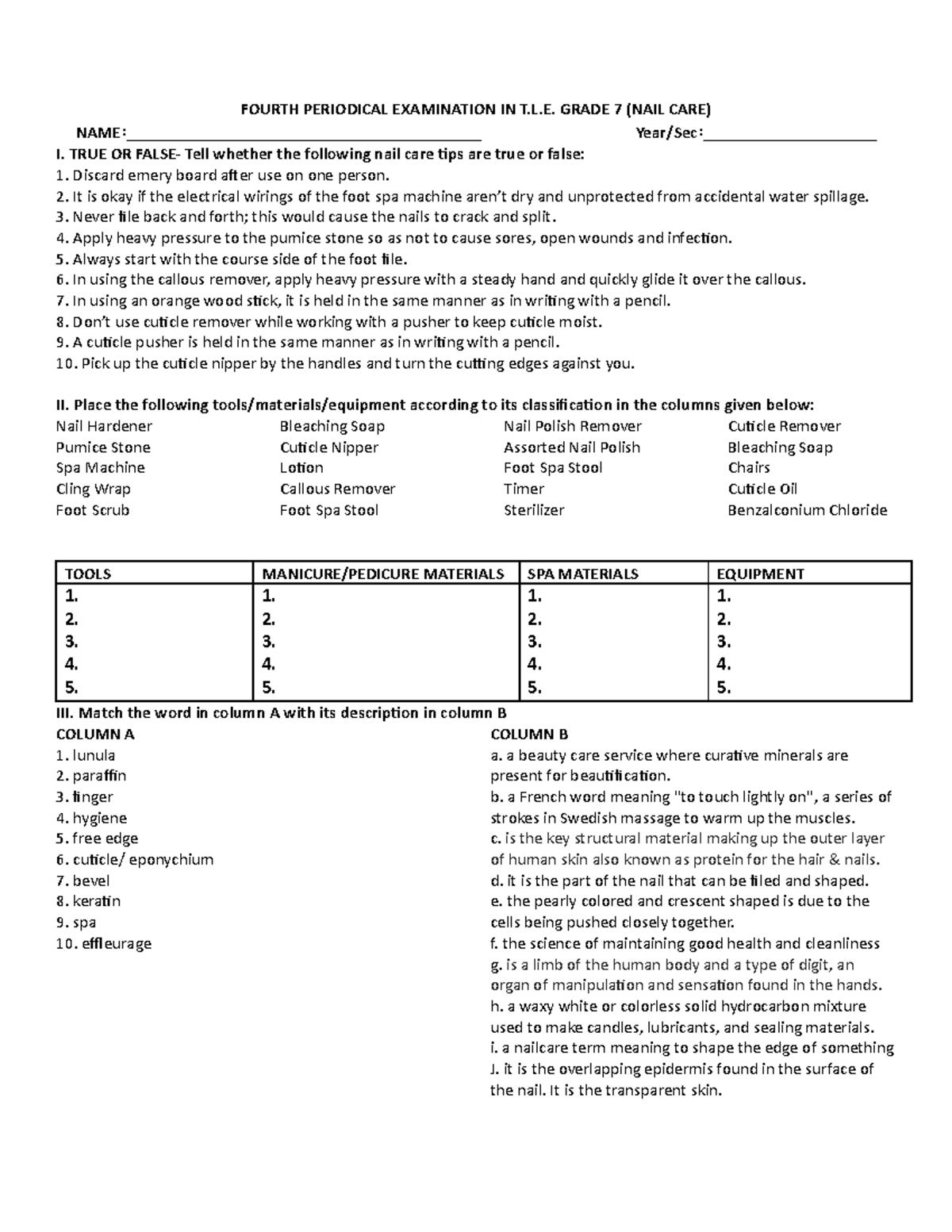 317943027 t l e Grade 7 8 Beauty Care nail Care FOURTH PERIODICAL