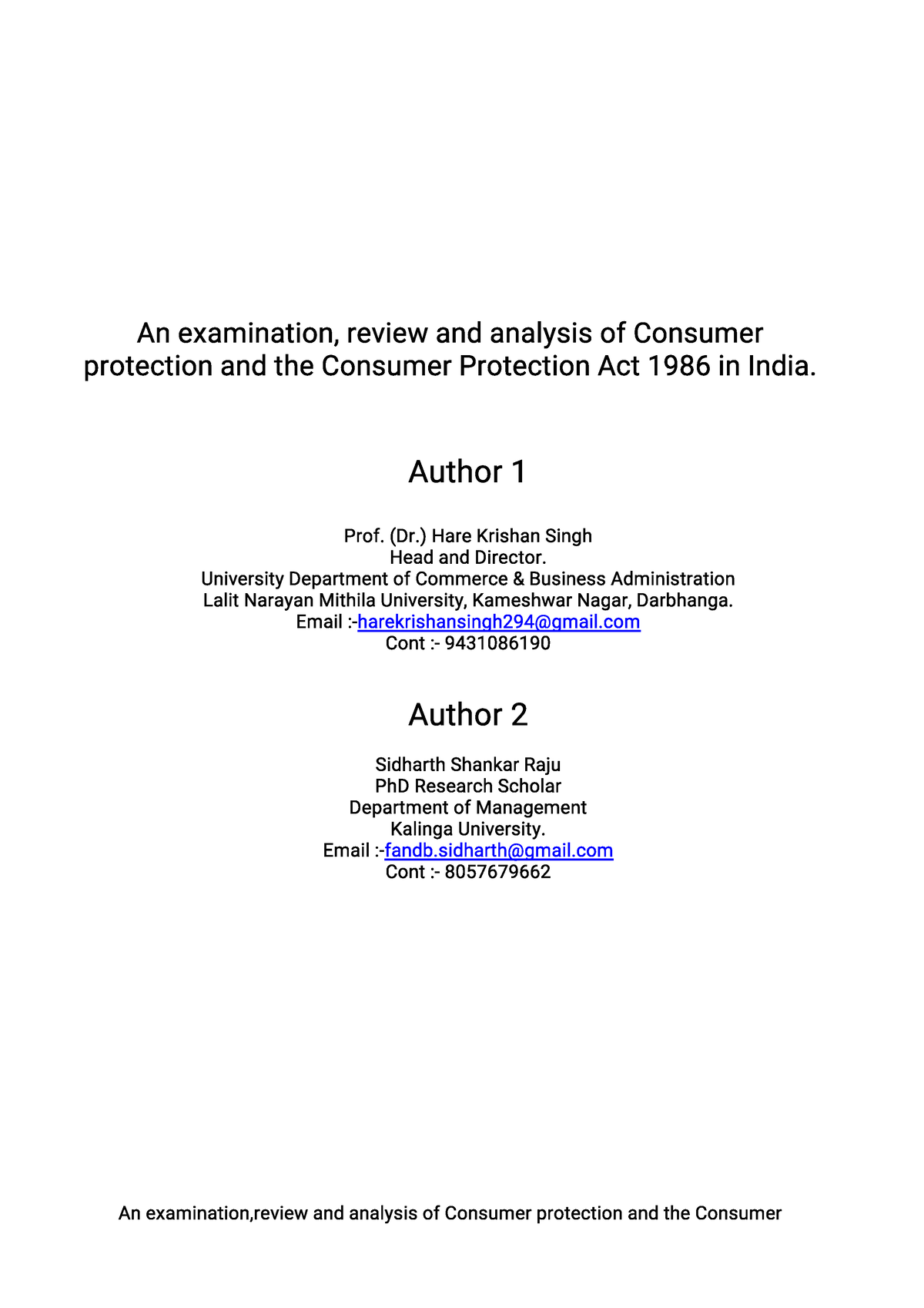 case study questions on consumer protection