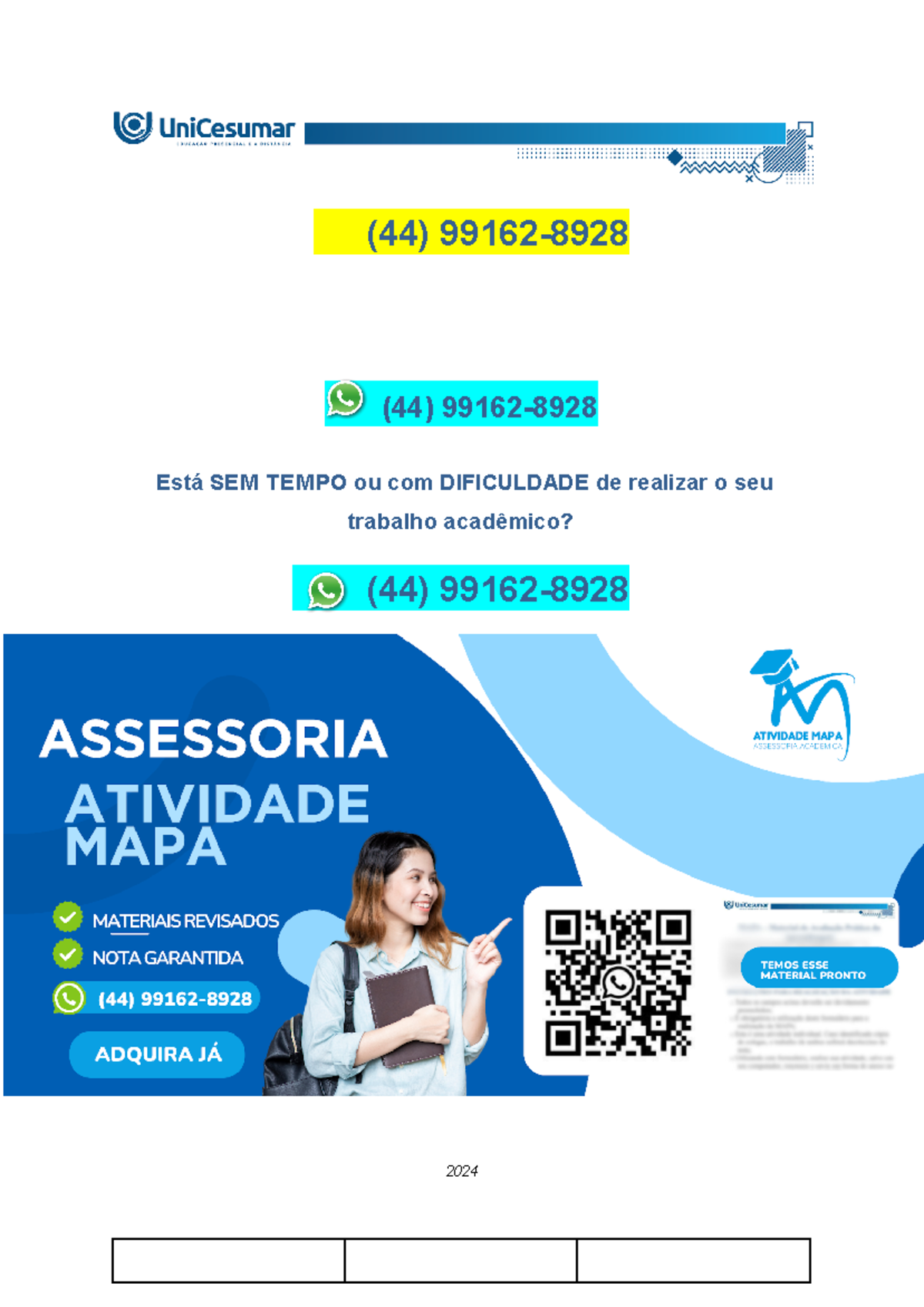 A atividade de hoje tem como objetivo adaptar exercícios para promover ...