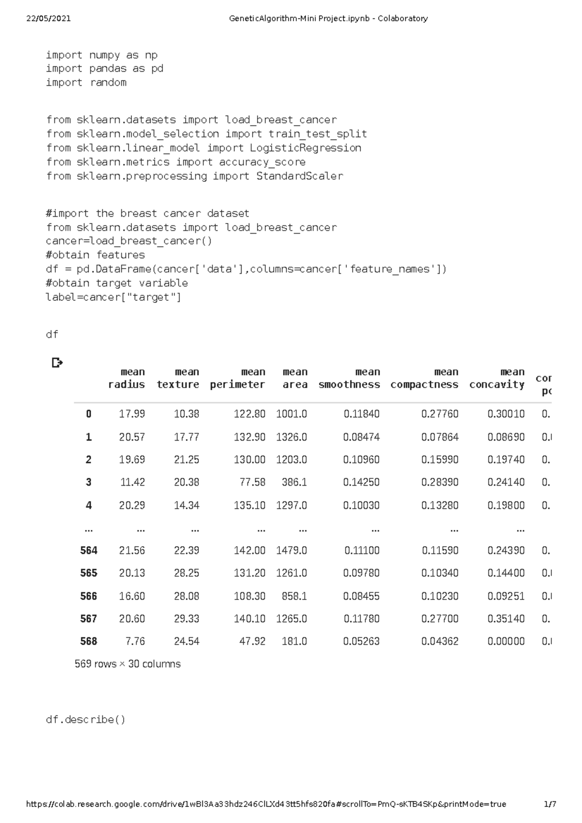 Genetic Algorithm-Mini Project.ipynb - Colaboratory - import numpy as ...