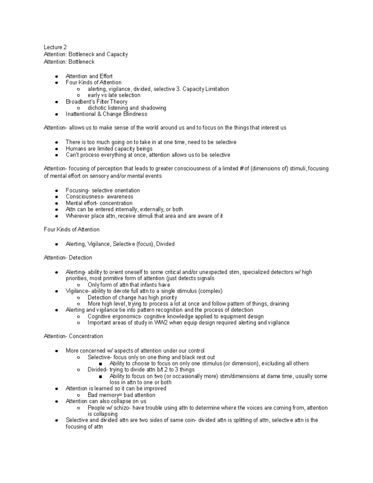 Lecture 2 Attention Bottleneck and Capacity - Lecture 2 Attention ...