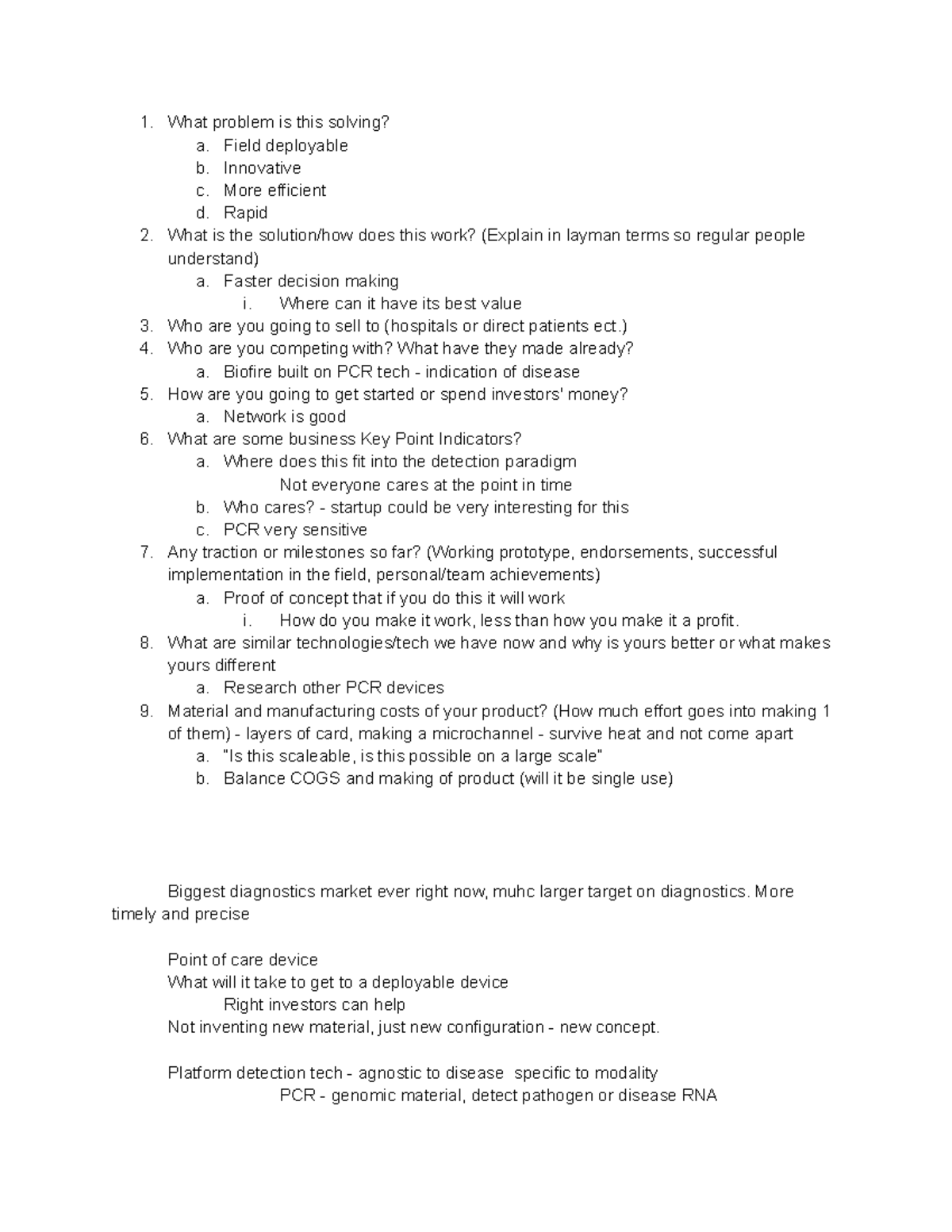 Pivot questions project MBA 6530 er State Studocu