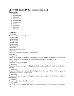 critical thinking 3.3