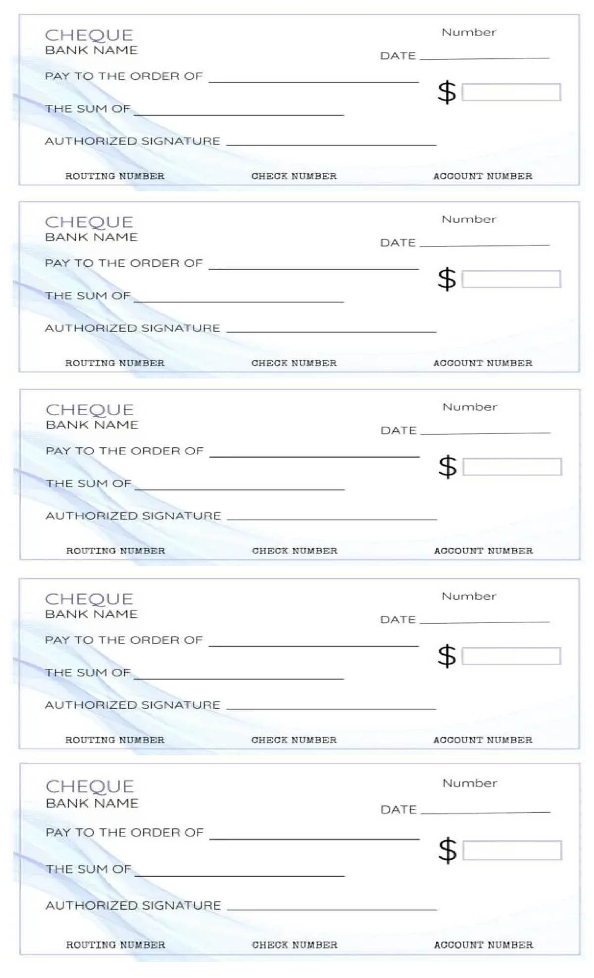 Cheque Sample Accountancy Studocu