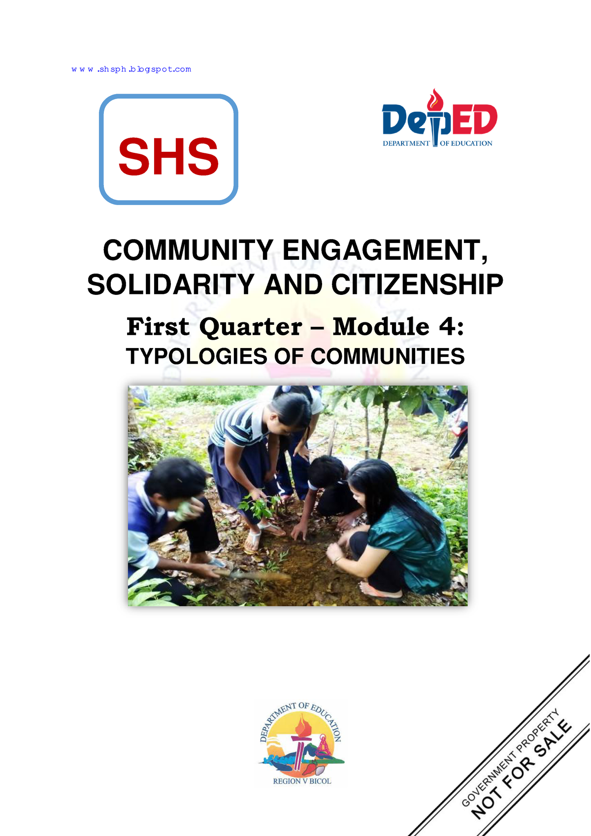 CESC Module 4 - I COMMUNITY ENGAGEMENT, SOLIDARITY AND CITIZENSHIP ...