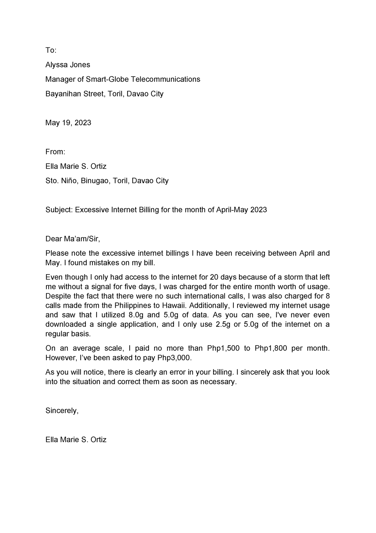 UGE2 Final - ESSAYS - To: Alyssa Jones Manager of Smart-Globe ...