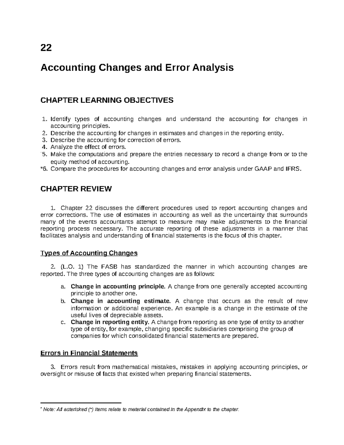 CH22 - Summary On The Chapter With Some Exercises - 22 Accounting ...