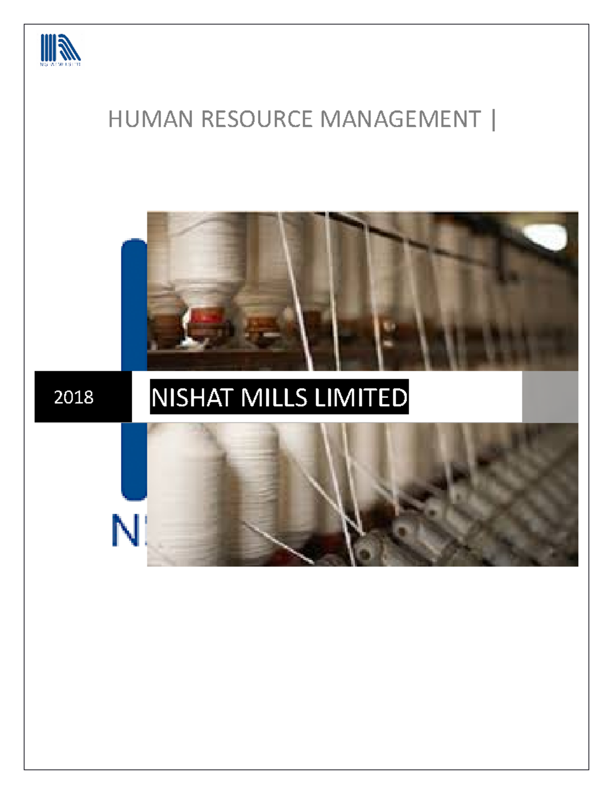 HR Data Nishat Mills Limited, HR department HUMAN RESOURCE