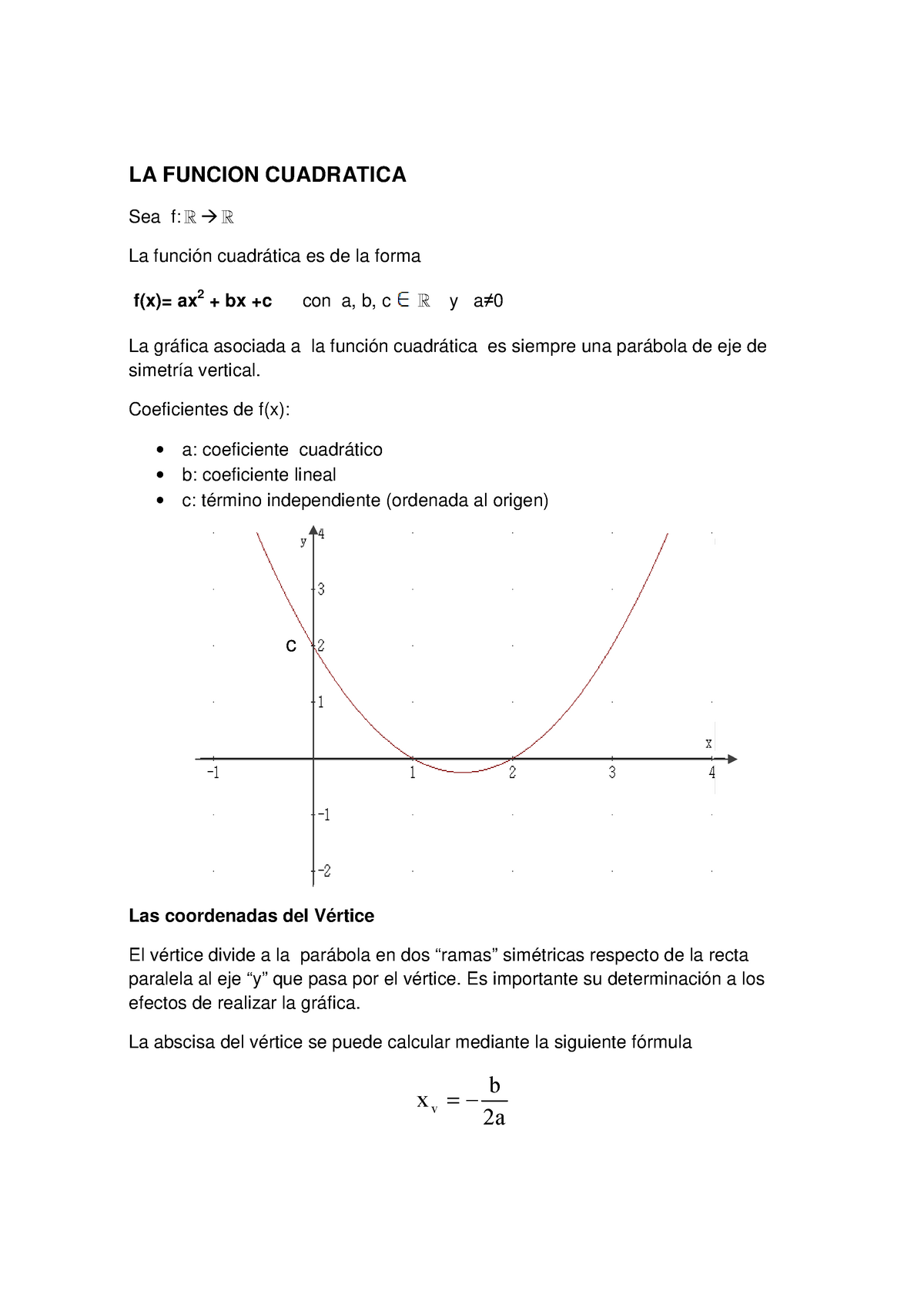 04 Funciun Cuadratica V14 Linear Algebra Mt 115 Studocu
