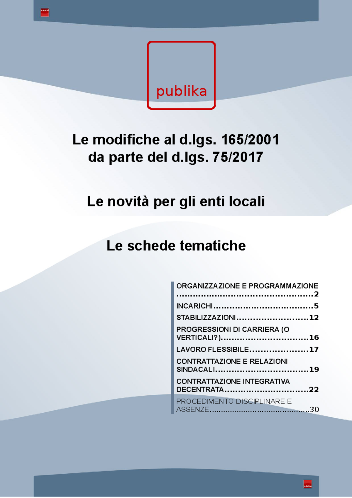 DEF Schede Tematiche LE Modifiche AL D - Le Modifiche Al D. 165/ Da ...