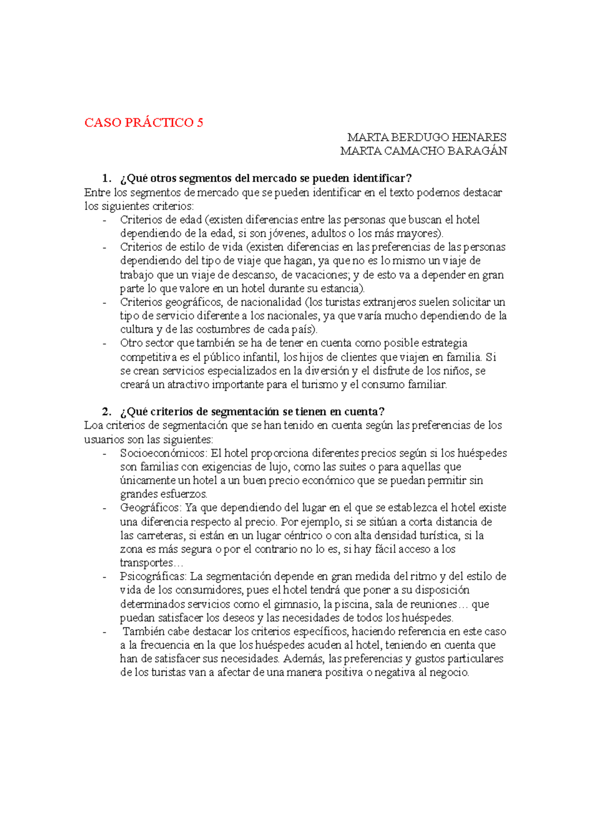 CASO Práctico 5 - derecho - CASO PRÁCTICO 5 MARTA BERDUGO HENARES MARTA ...