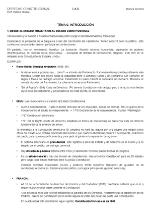 TEMA 3 - LAS GARANTIAS DE LOS DERECHOS CONSTITUCIONALES - Derecho ...