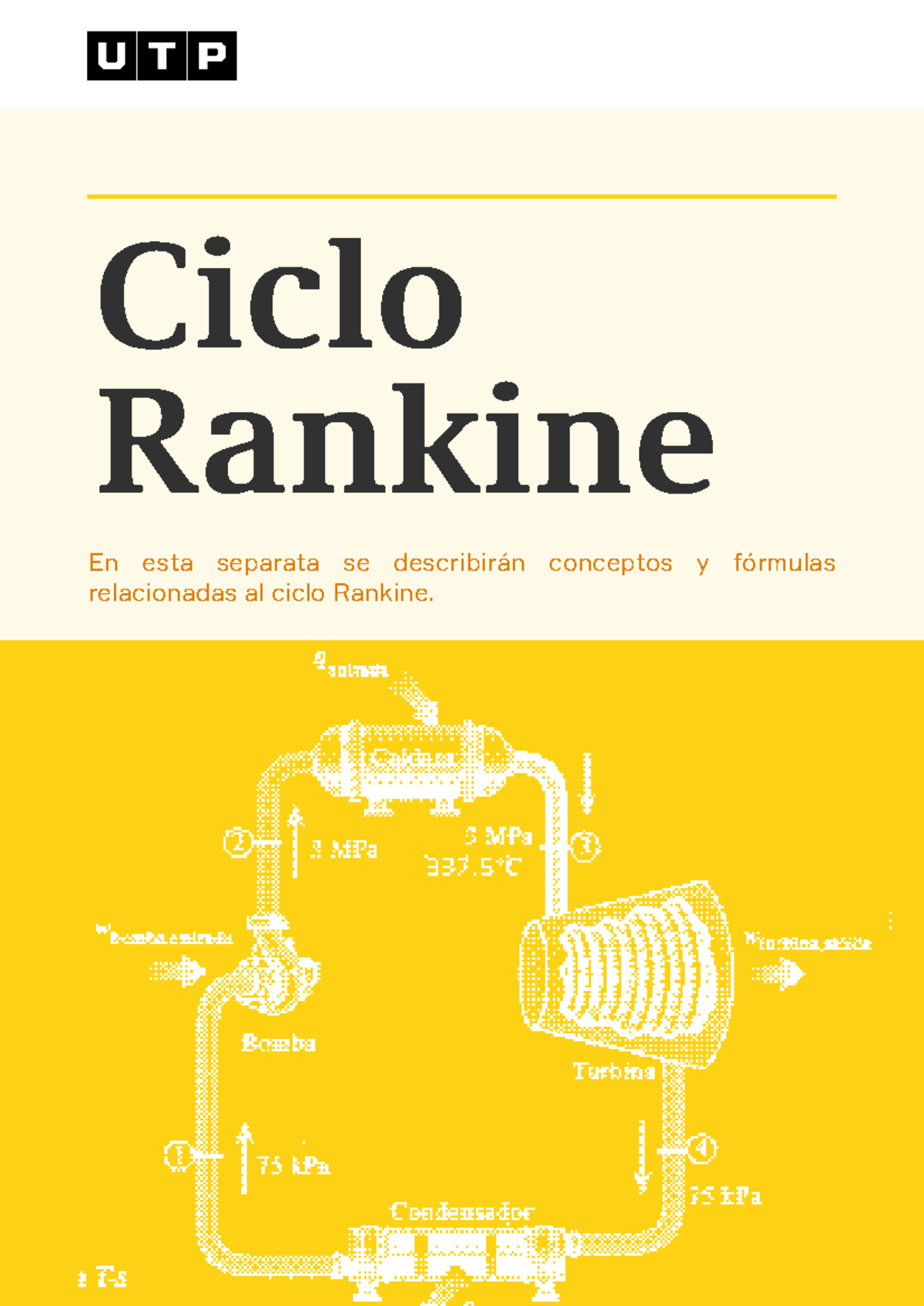 Ciclos de rankine - Ciclo Rankine En esta separata se describirán ...