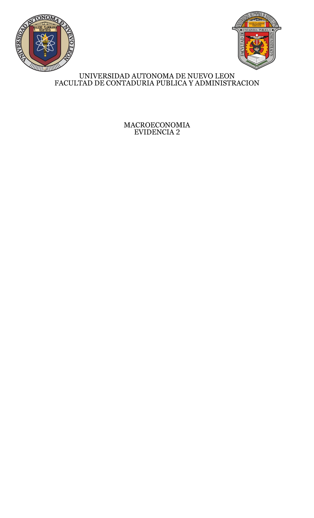 Laboratorio DE Macroeconomìa - UNIVERSIDAD AUTONOMA DE NUEVO LEON ...