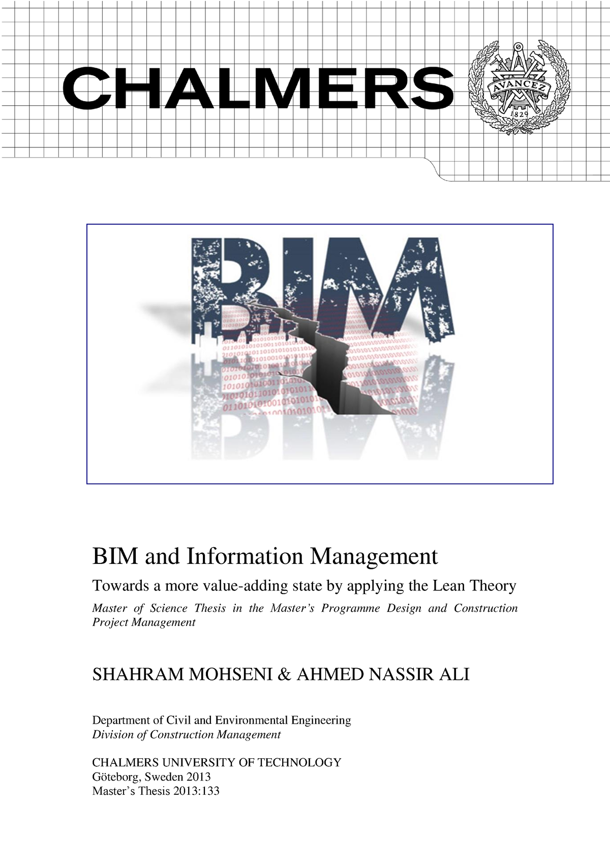 Kandidatprojekt I Design Og Construction - BIM And Information ...