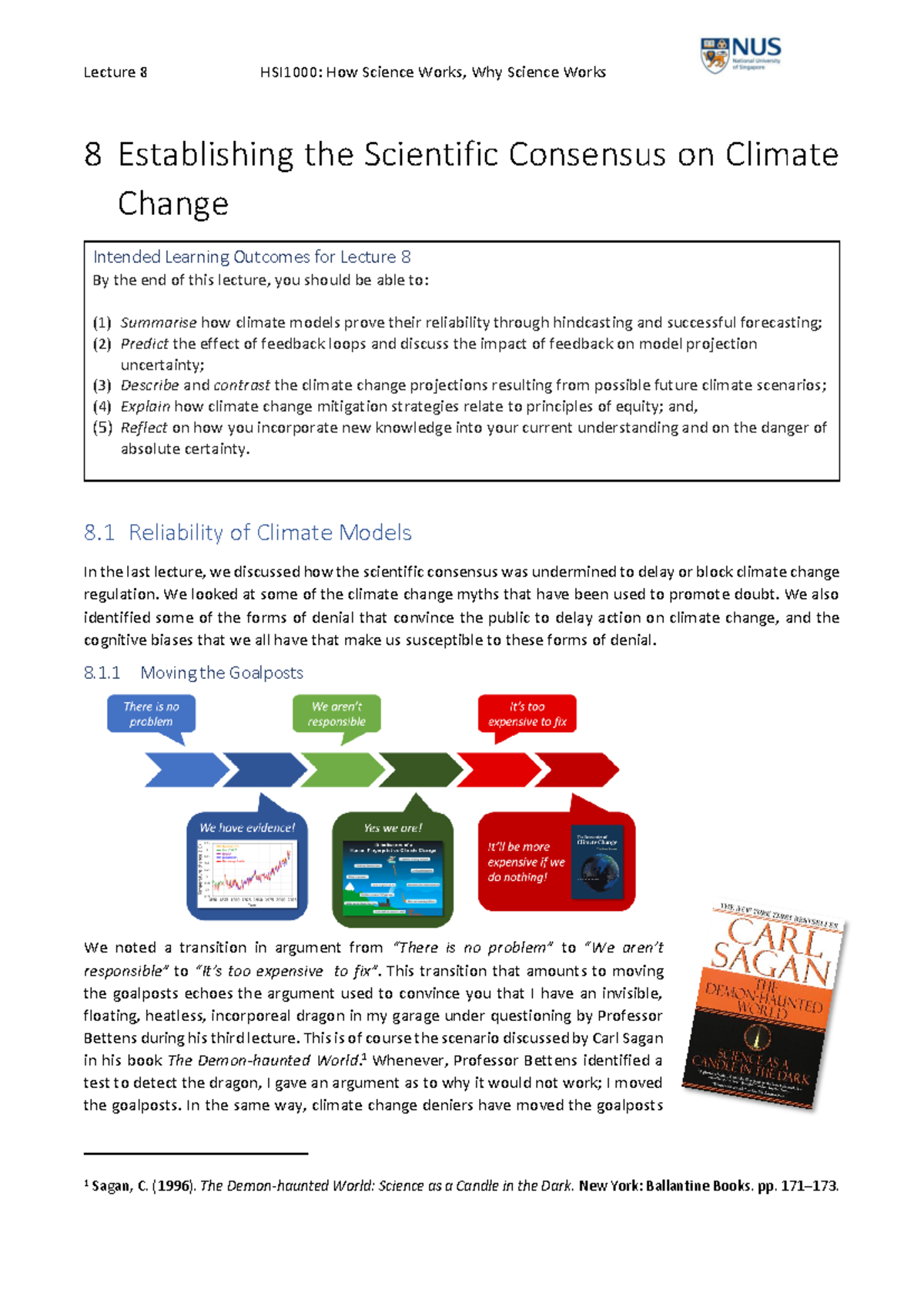 L08 Detailed Notes - 8 Establishing the Scientific Consensus on Climate ...