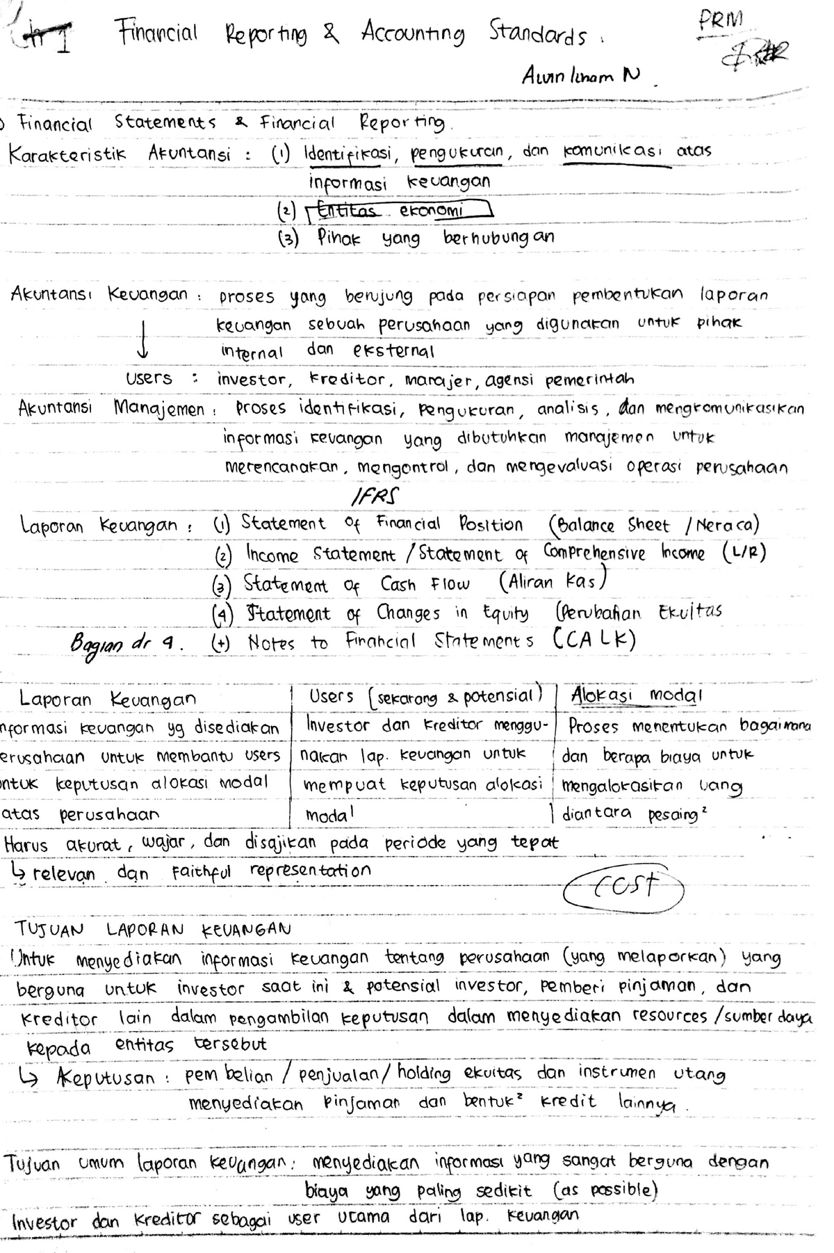 Resume AKM 1 - Summary Kieso Intermediate Accounting - M 