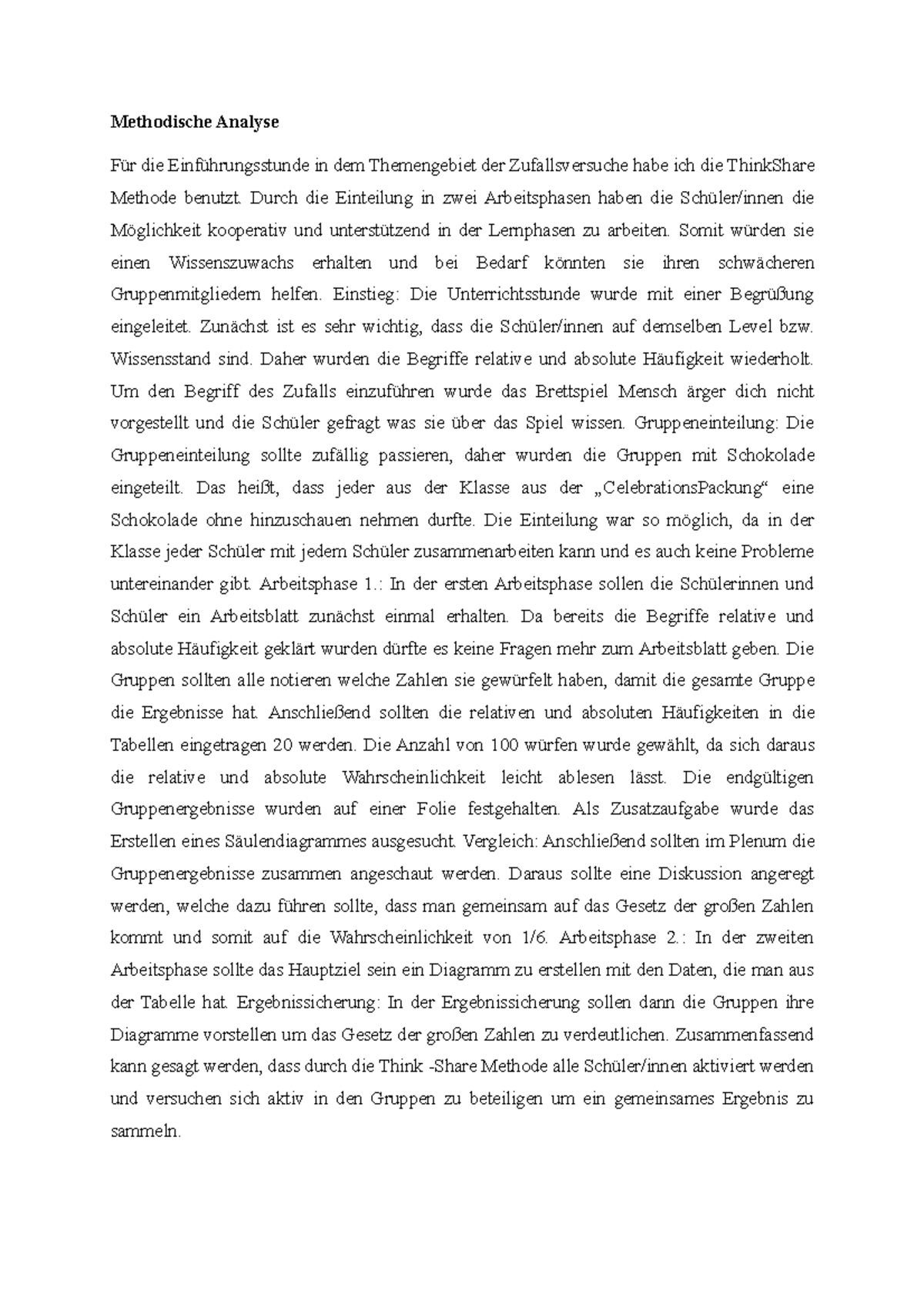 Satire Analyse Klasse 10 Beispiel Methodische Analyse - WiSe18 - Methodische Analyse Für die