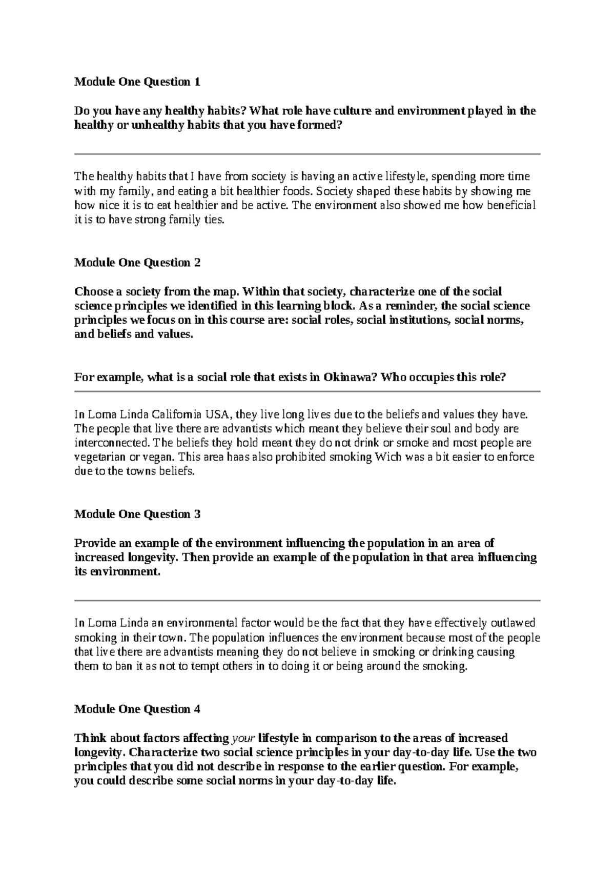 Alissa Mc Millan SCS 200 Applied Social Sciences - Module One Question ...