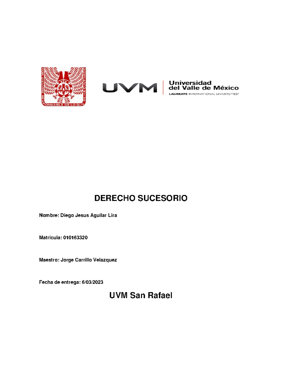 Derecho Sucesorio Actividad 1 Cuadro Comparativo - DERECHO SUCESORIO ...