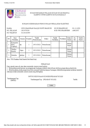 Scheme Of Work Sem Oct 2022 Full Time - UNIVERSITI TEKNOLOGI MARA ...