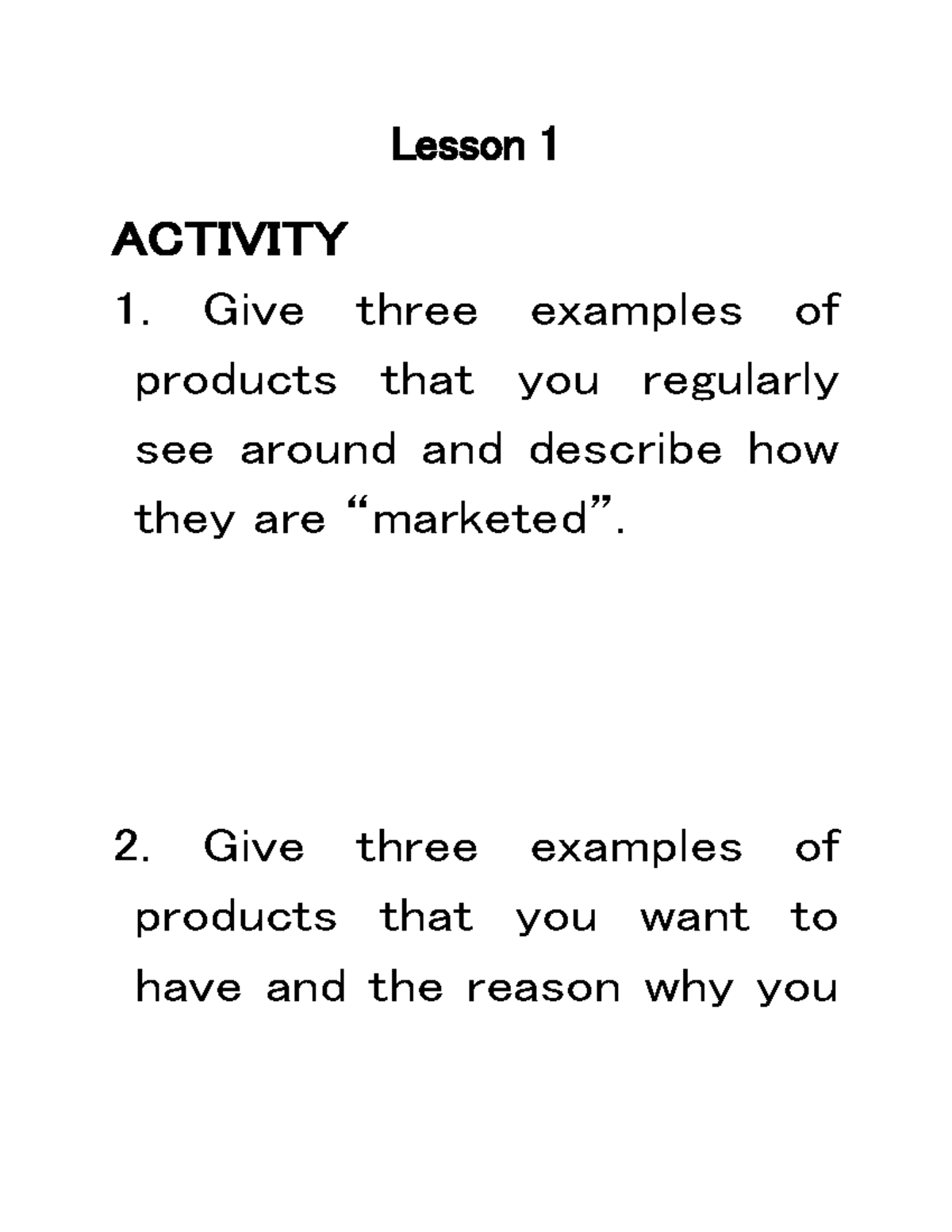 activity-1-lesson-1-activity-give-three-examples-of-products-that-you