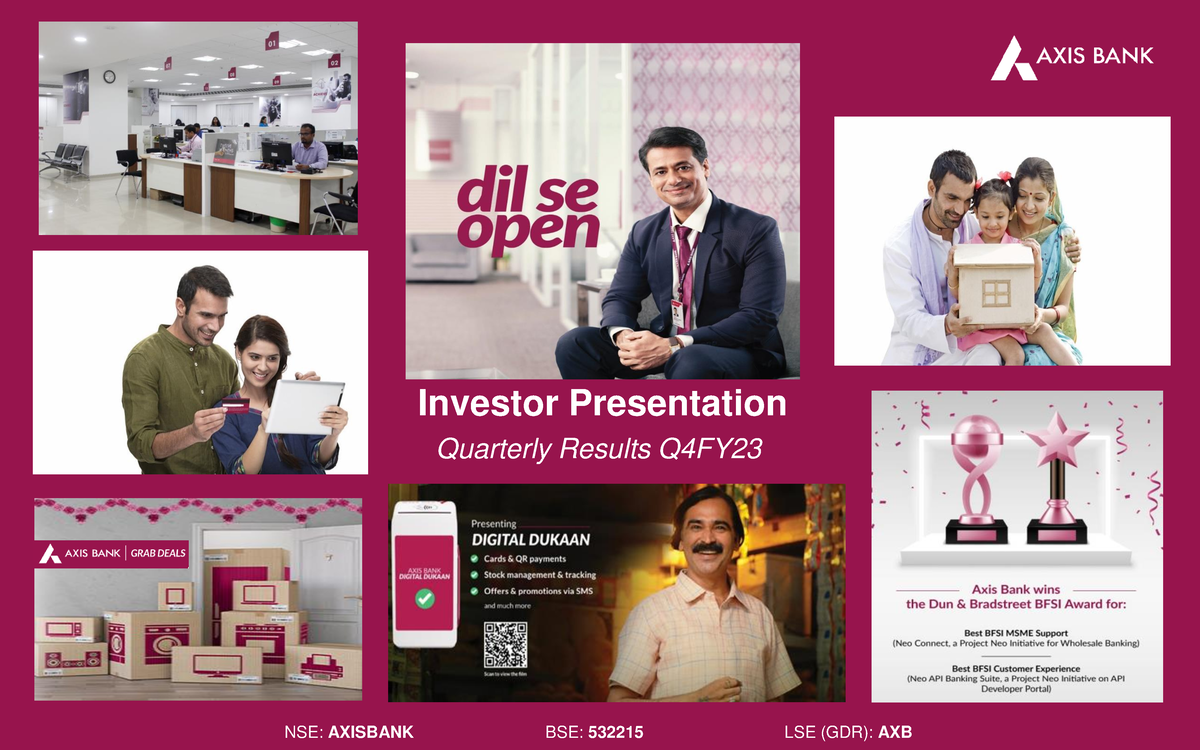 axis bank investor presentation q4 fy23
