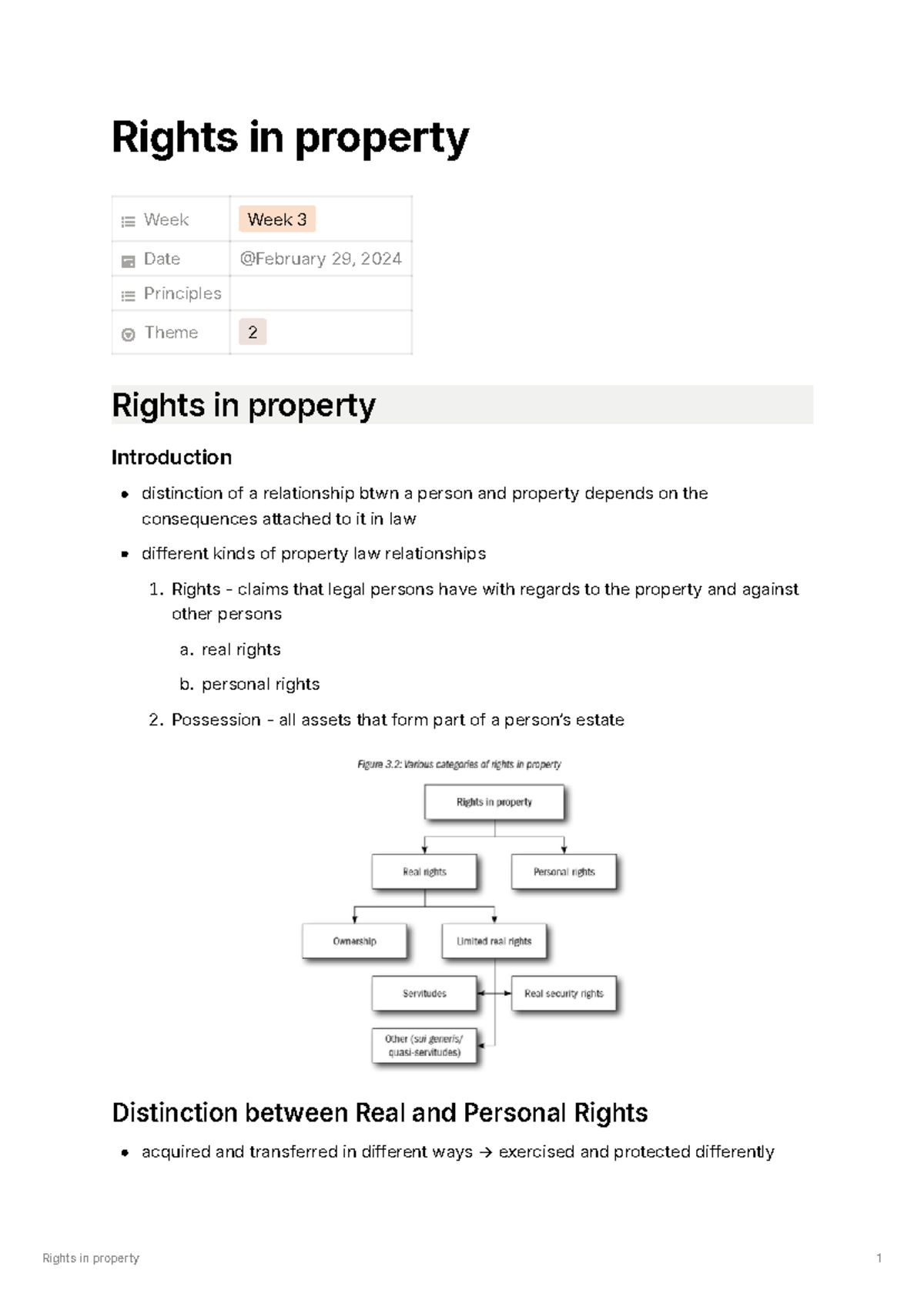 Rights in property - The applicantʼs prayer for the registering of the ...