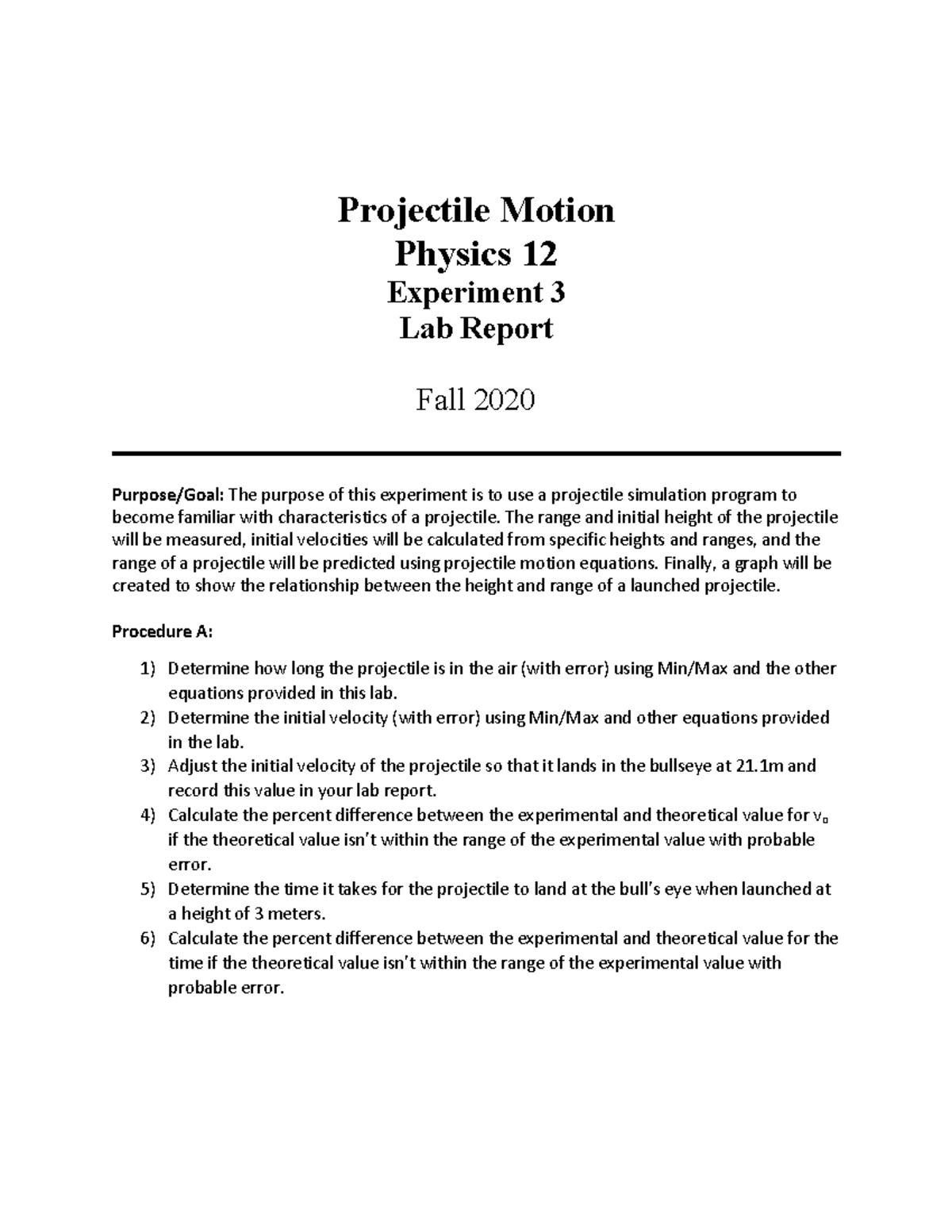 experiment 3 physics sp015