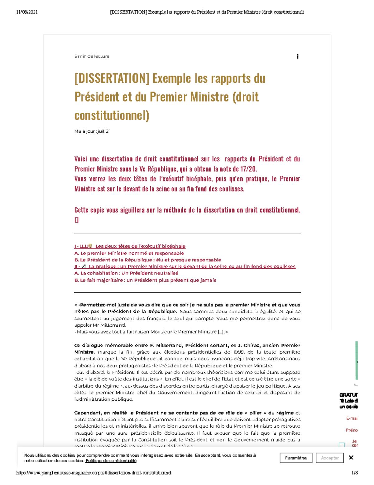 conclusion dissertation droit constitutionnel