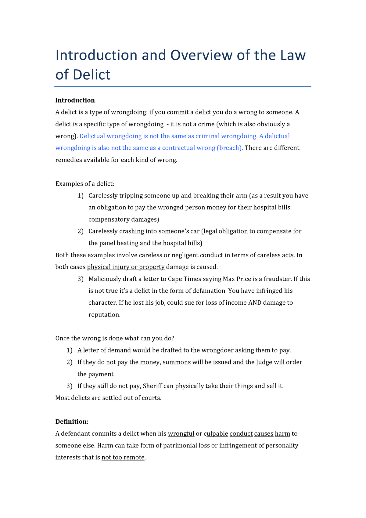 1-intro-and-overview-introduction-and-overview-of-the-law-of-delict