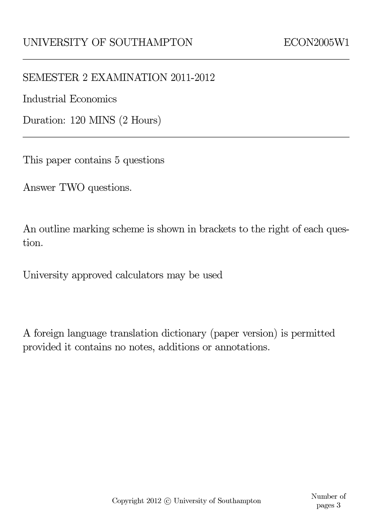 e assignments university of southampton