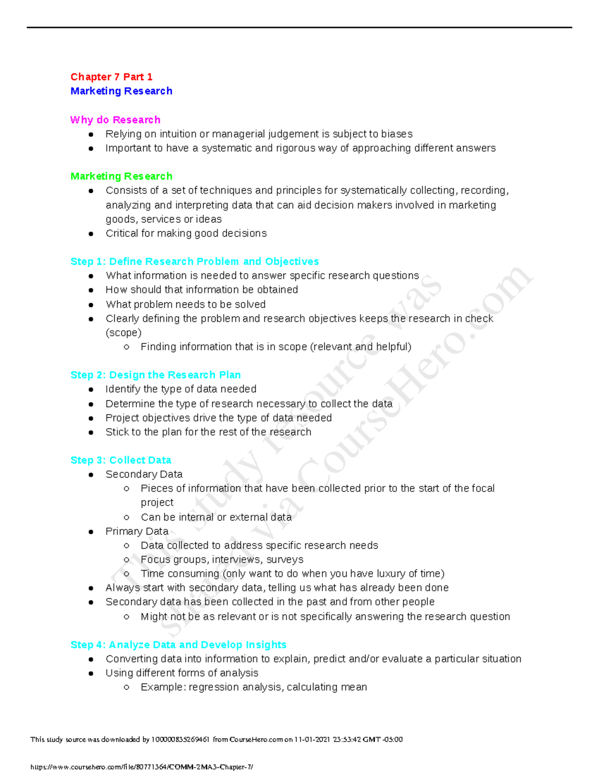 chapter 7 spotlight on research