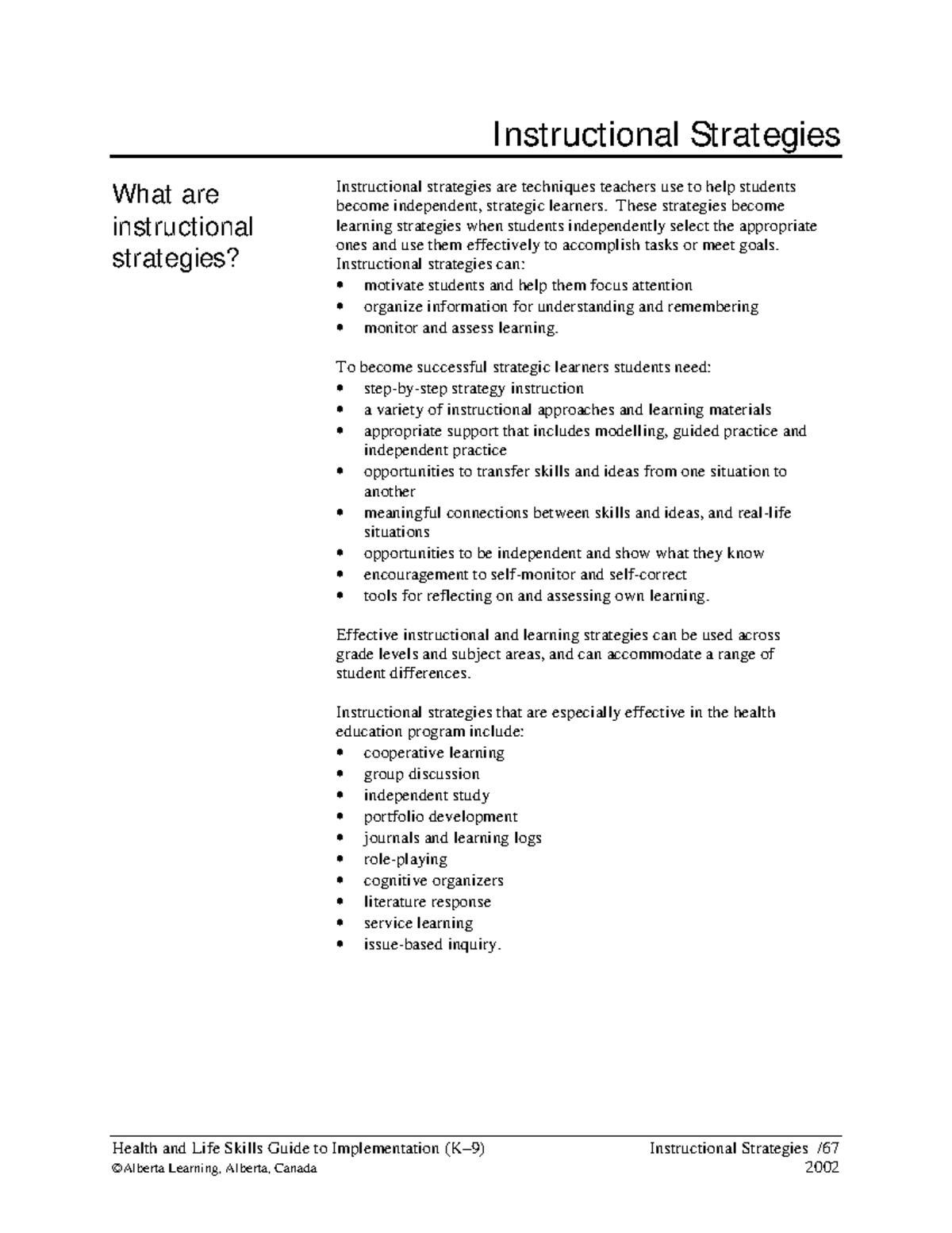Learning strategies - Introduction Lesson planning is an integral part ...