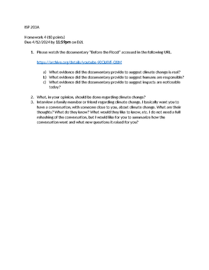 HW2 - ISP Global Change - HW 2 Assignment – ISP Global Change October ...