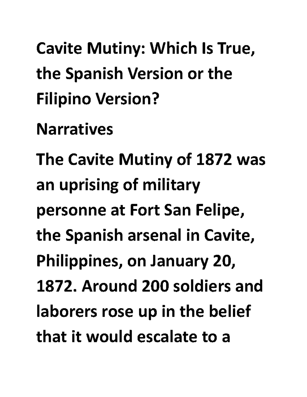 CaviteMutiny WPSOffice Cavite Mutiny Which Is True, the Spanish