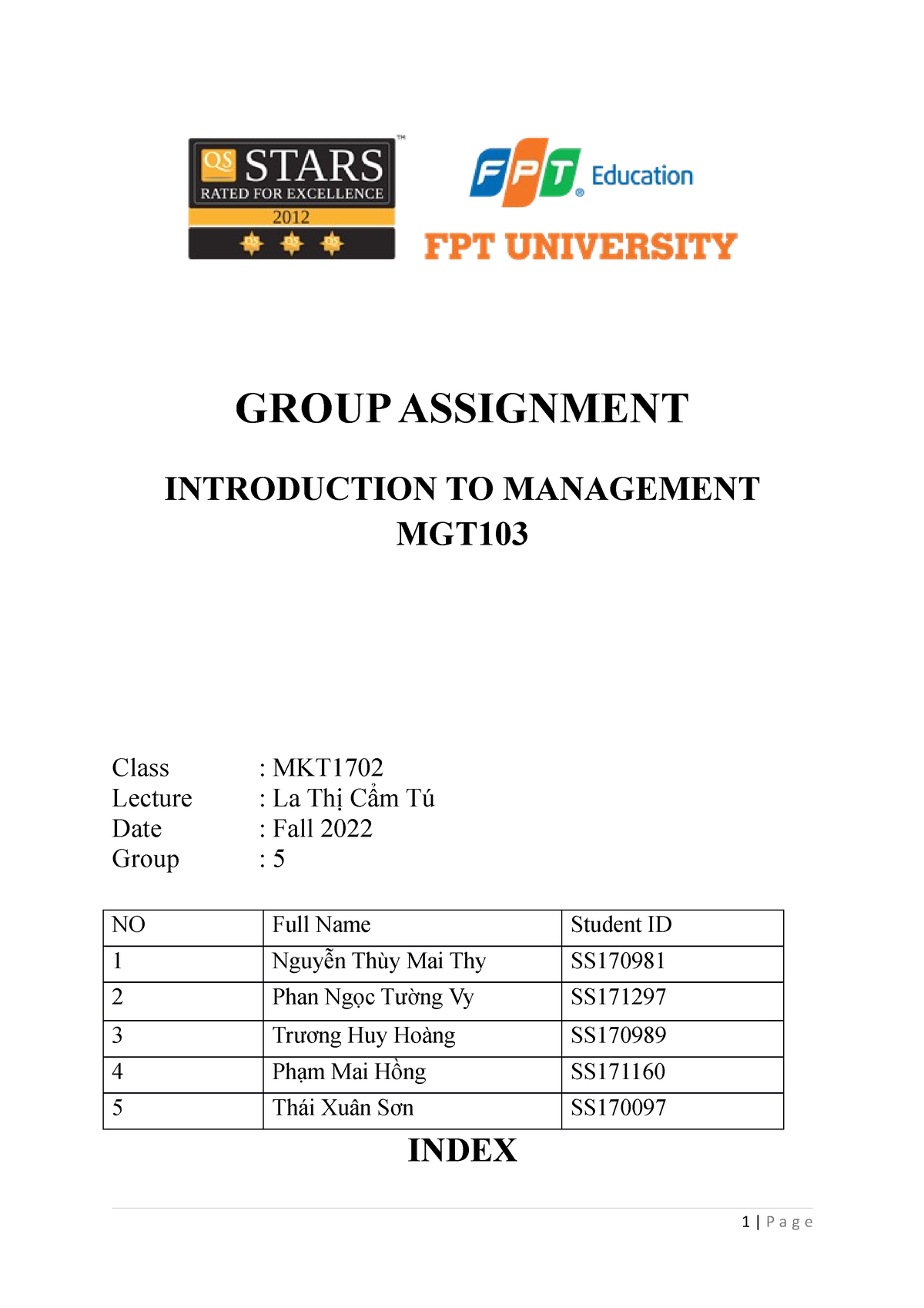 introduction group assignment