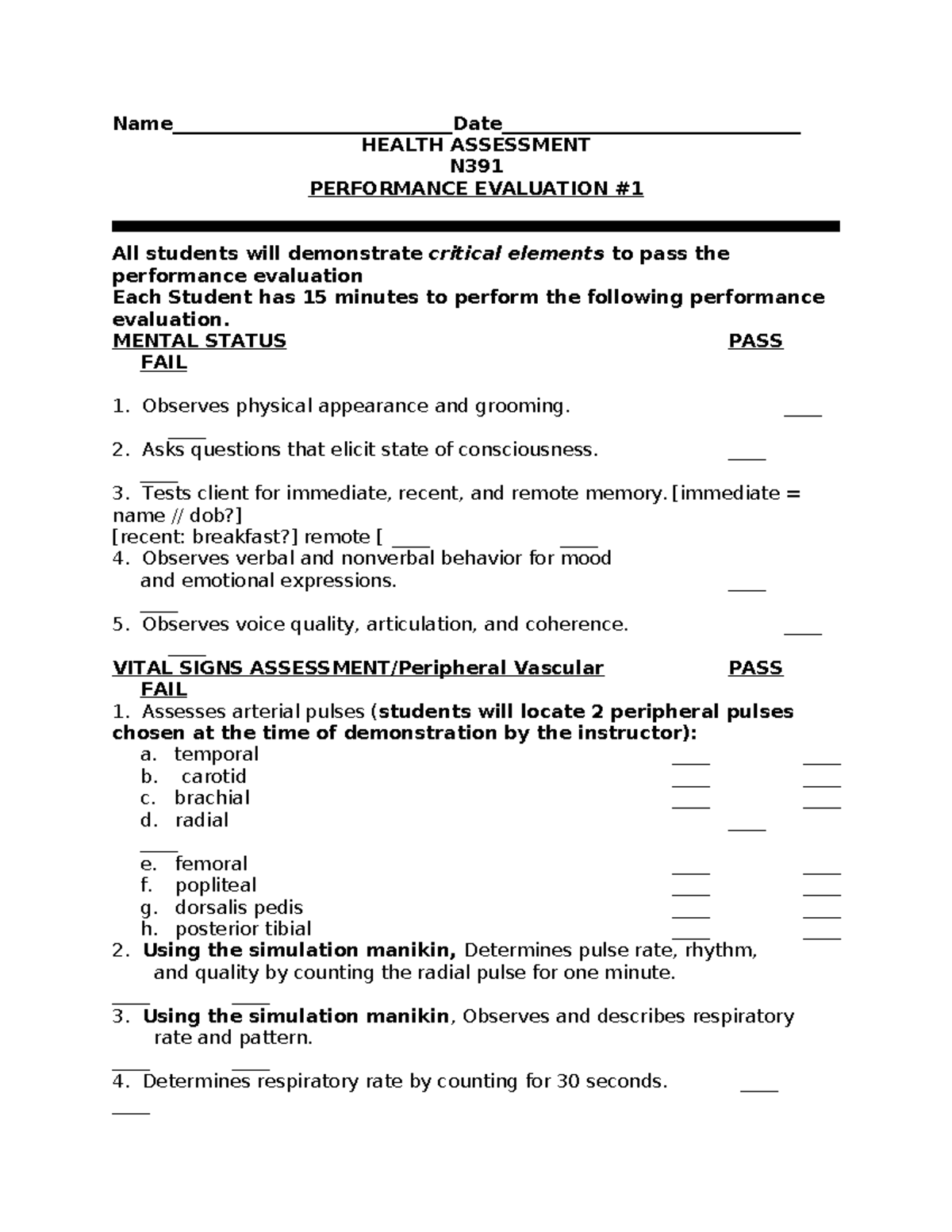 PERF EVAL DOC - n vm - Name______________________________Date