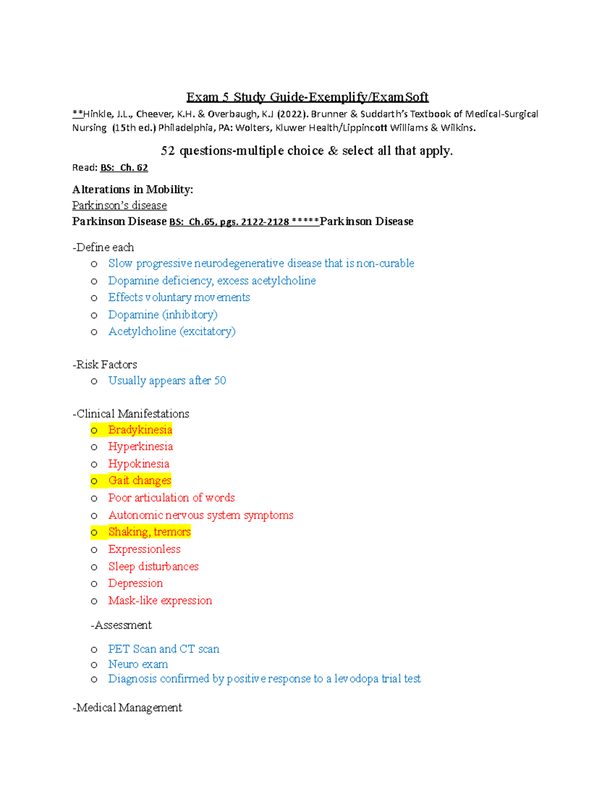 Exam 5 Study Guide Exam 5 Study Guide Exemplify Examsoft Hinkle J Cheever K Studocu Exam 5 Study Guide Exam 5 Study Guide Exemplify Examsoft Hinkle J Cheever K Studocu