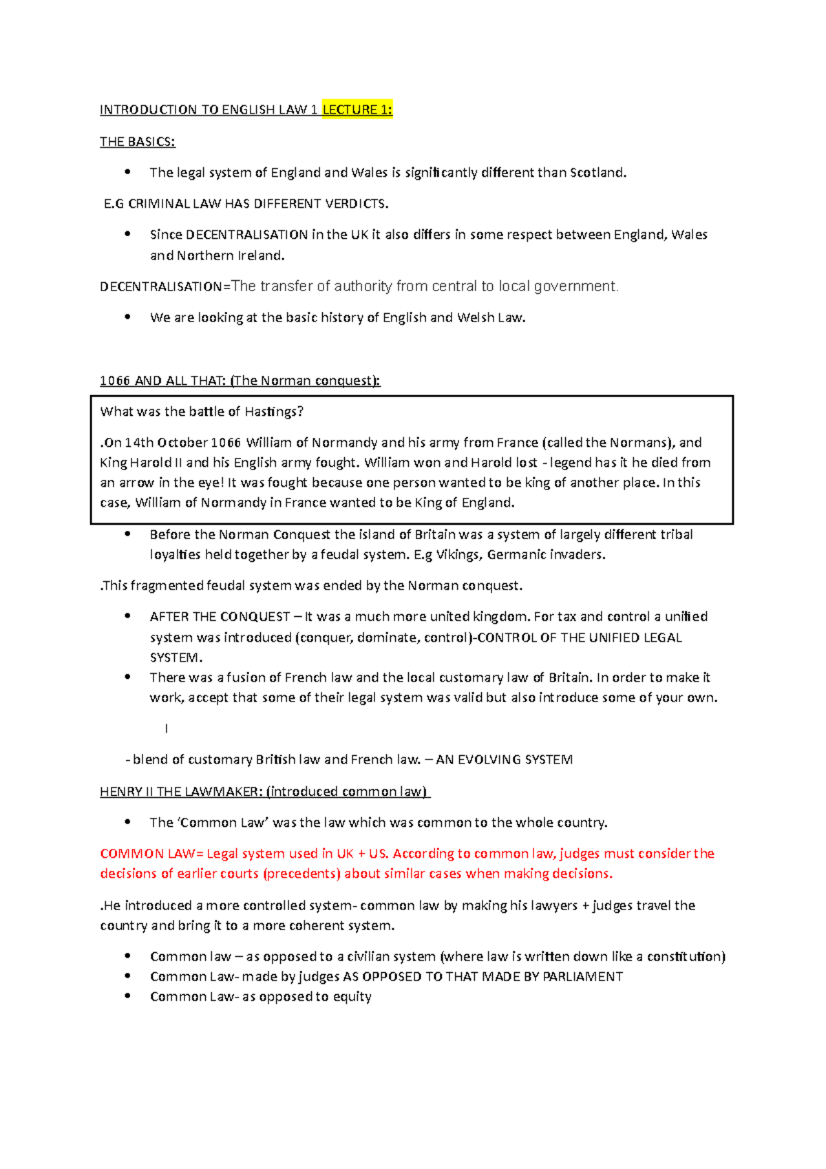 introduction-to-law-lecture-1-introduction-to-english-law-1-lecture