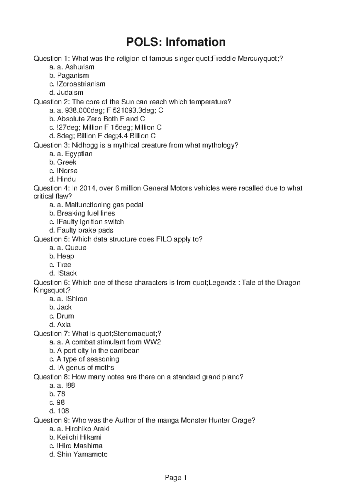 Pols101 Answer 1 Studocu Pols101 Answer 1 Studocu