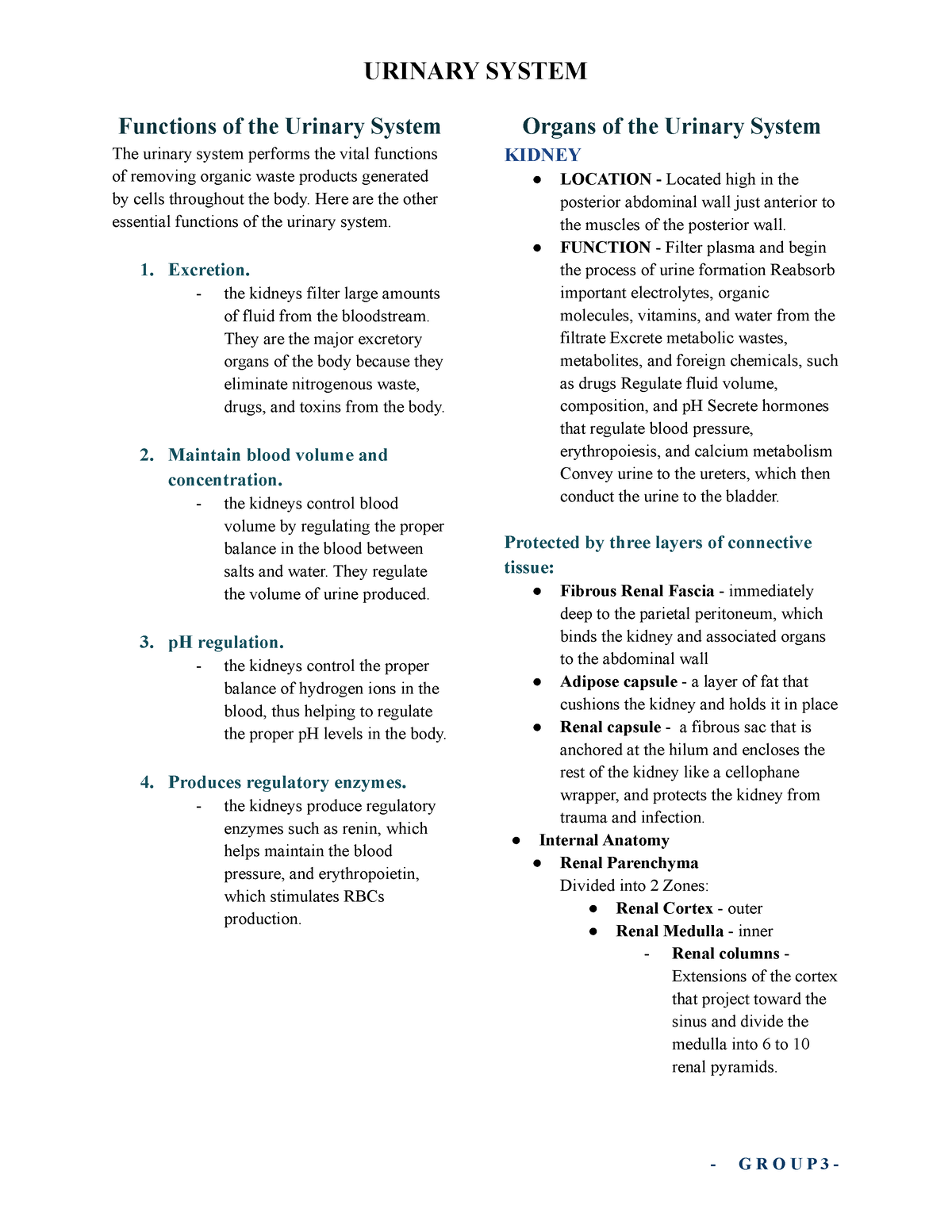 urinary-system-lecture-notes-1-functions-of-the-urinary-system-the