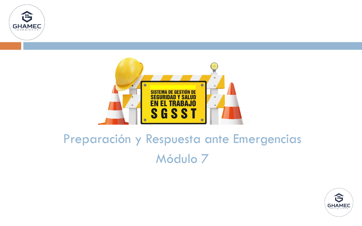 Modulo 7 Preparación Y Respuesta Ante Emergencias - Preparación Y ...