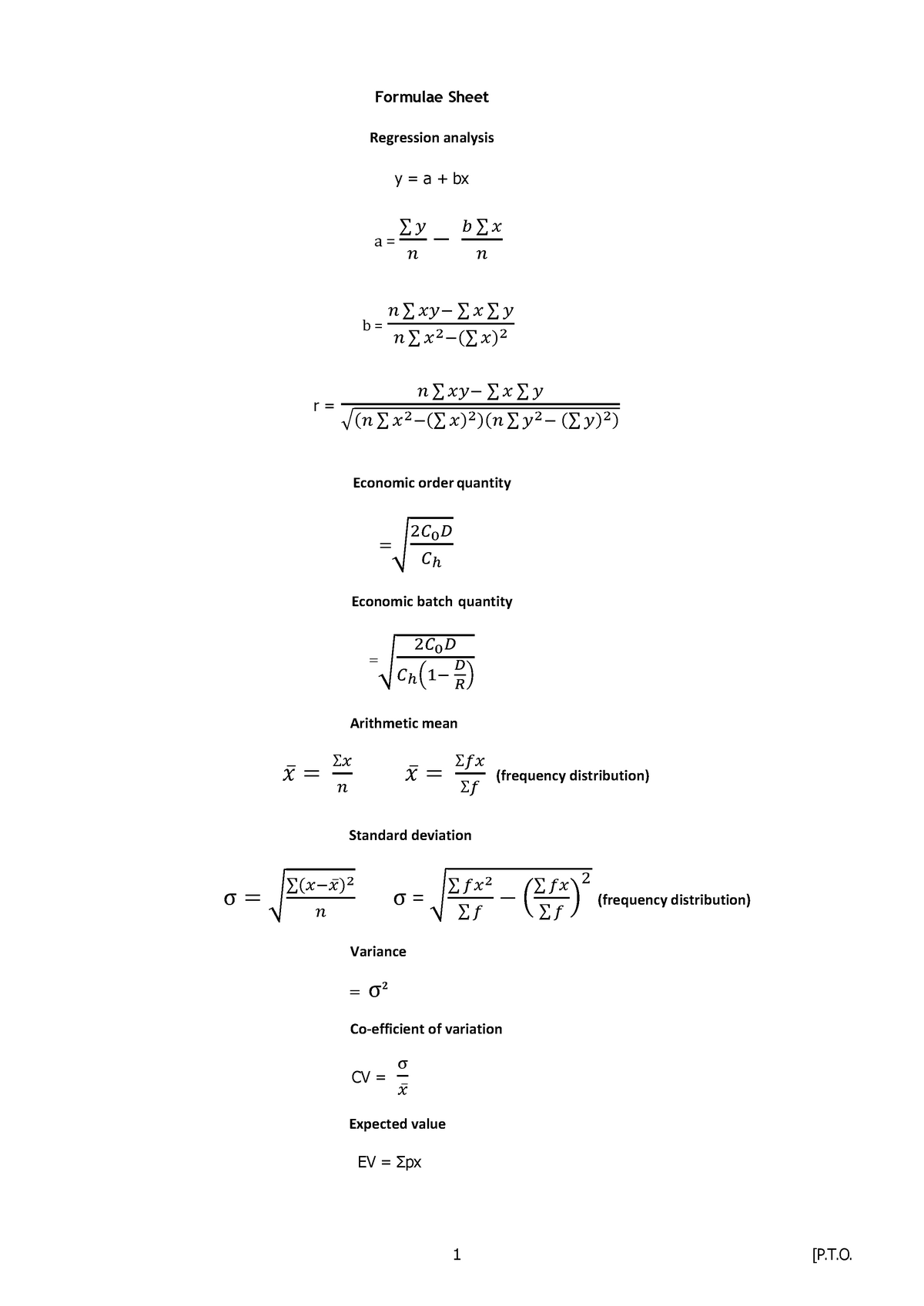 acca-f2-ma-formula-sheet-and-table-hjj-1-p-t-formulae-sheet