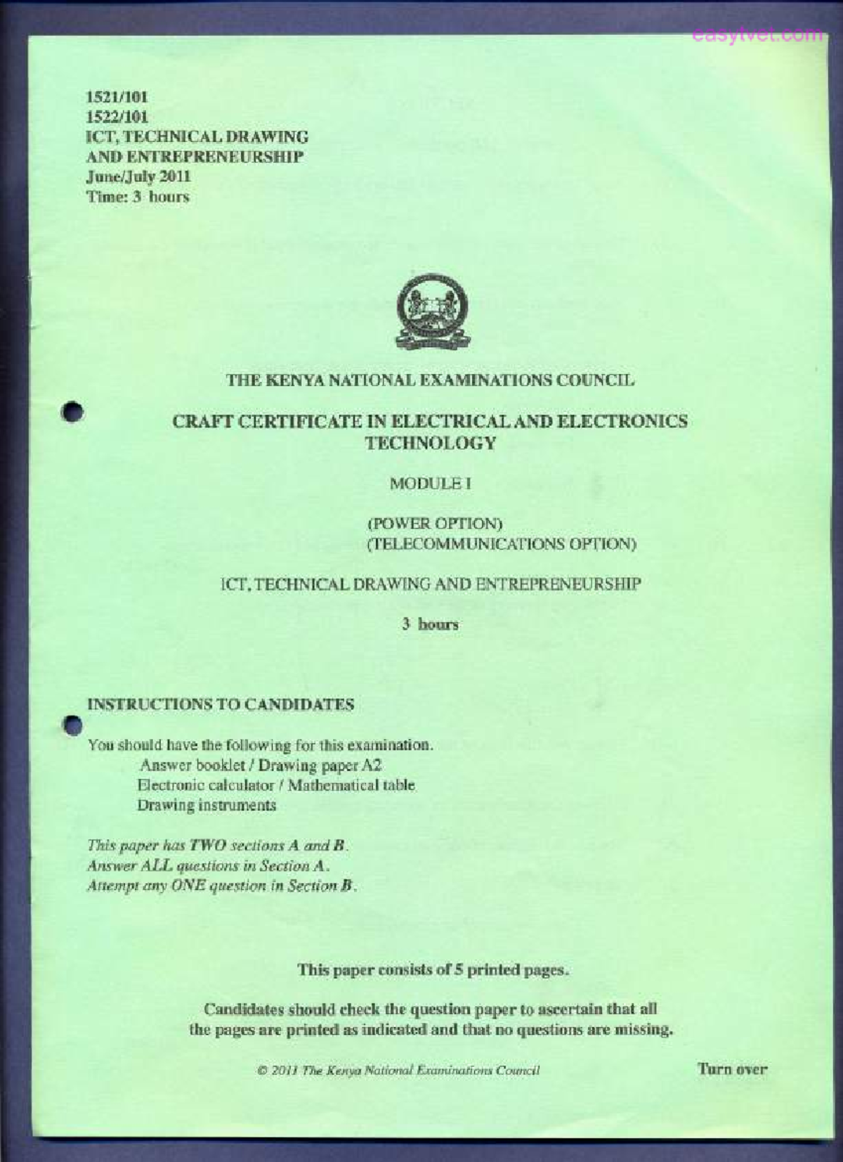 2011-july-knec-revision-materials-diploma-in-ict-studocu